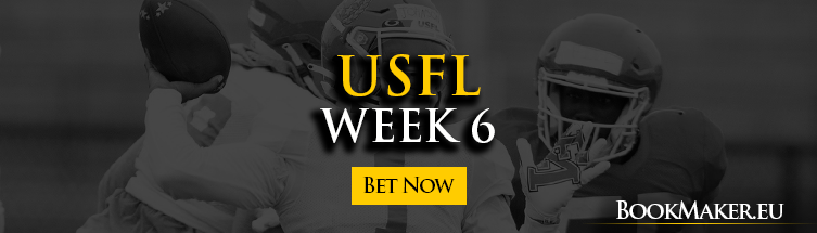 USFL Week 6 Betting Online